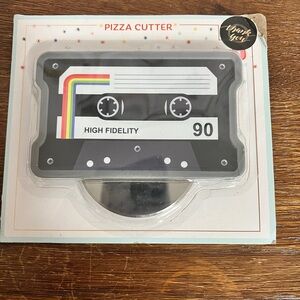 Retro Cassette Tape “High Fidelity” Pizza Cutter – New in Package